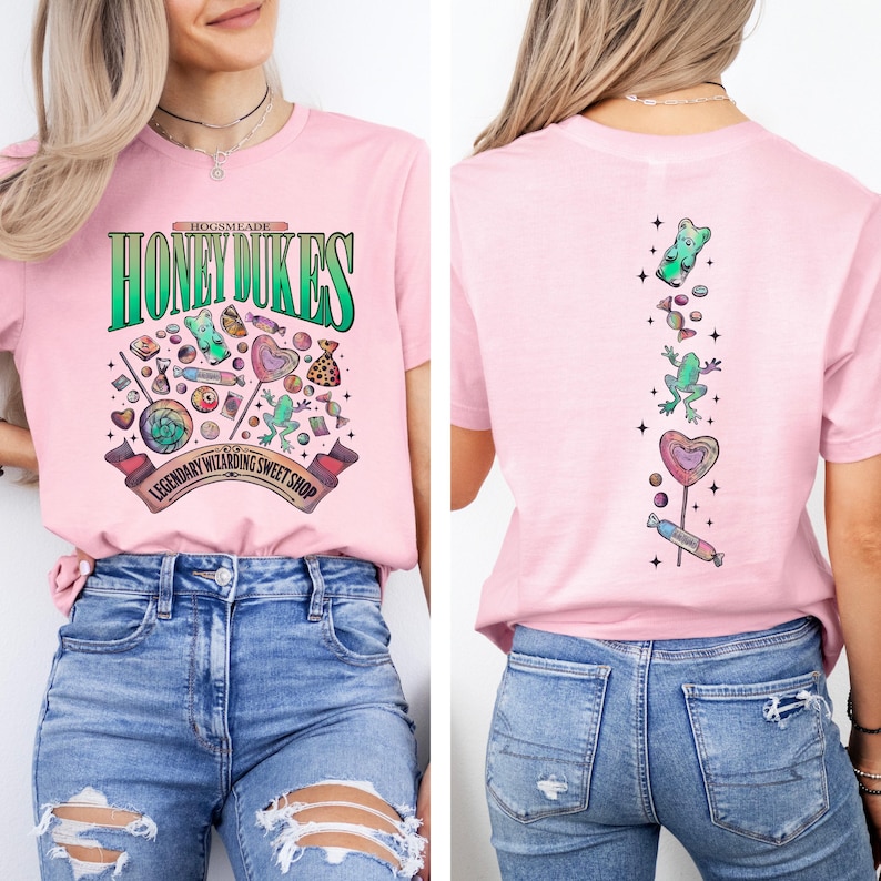 Wizard Sweet Shop Shirts, Wizard School Fandom Shirt, Magic Candy Shop Tee, Theme Park Shirt, Magical School Shirt, Book Lover Gift image 5