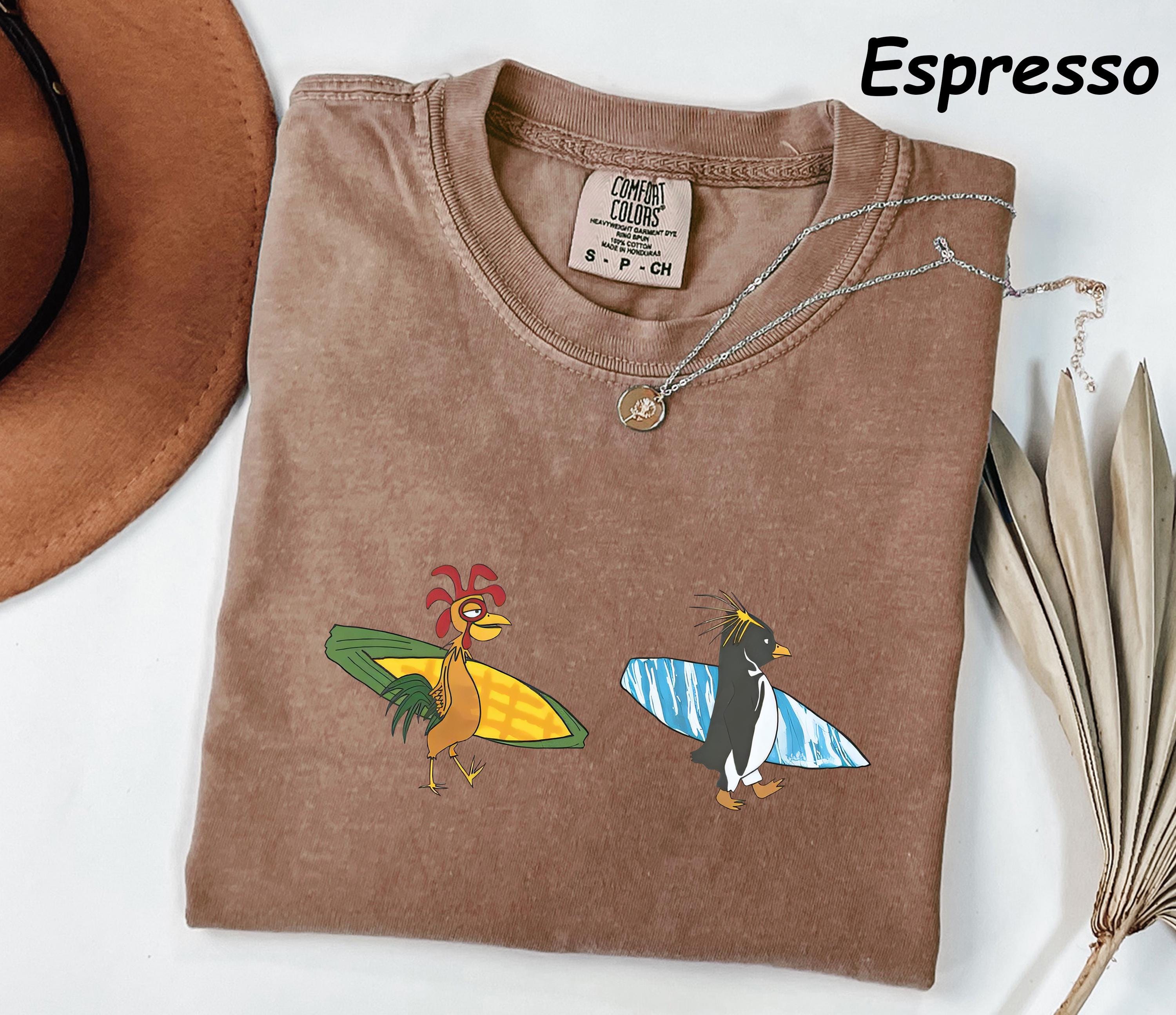 Comfort Colors® Cody Maverick And Chicken Joe Shirt, Surf’s Up T-shirt, Funny Movie Fans Tee Movie Meme Sweatshirt, Trendy Chicken Joe Top,