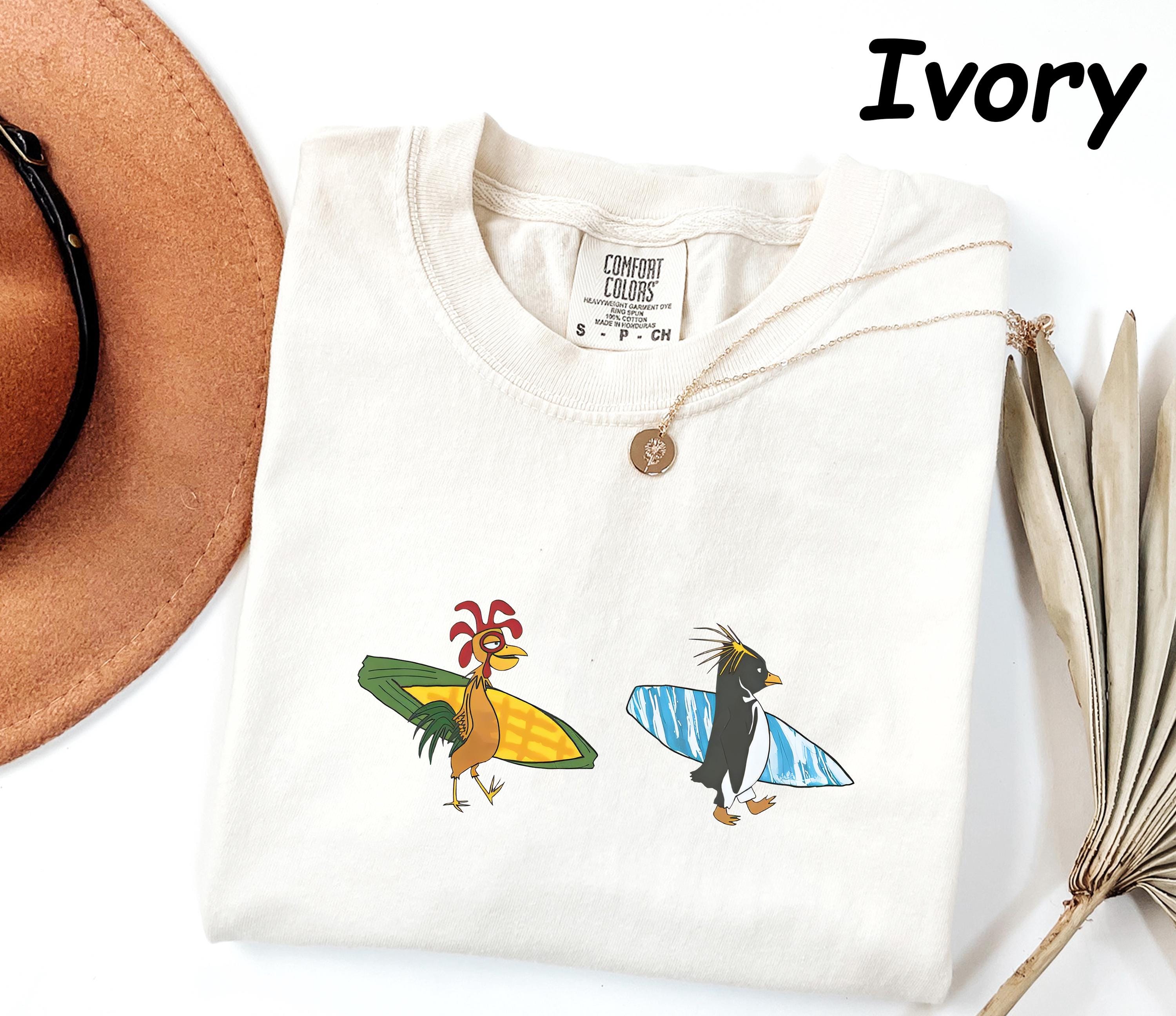 Comfort Colors® Cody Maverick And Chicken Joe Shirt, Surf’s Up T-shirt, Funny Movie Fans Tee Movie Meme Sweatshirt, Trendy Chicken Joe Top,