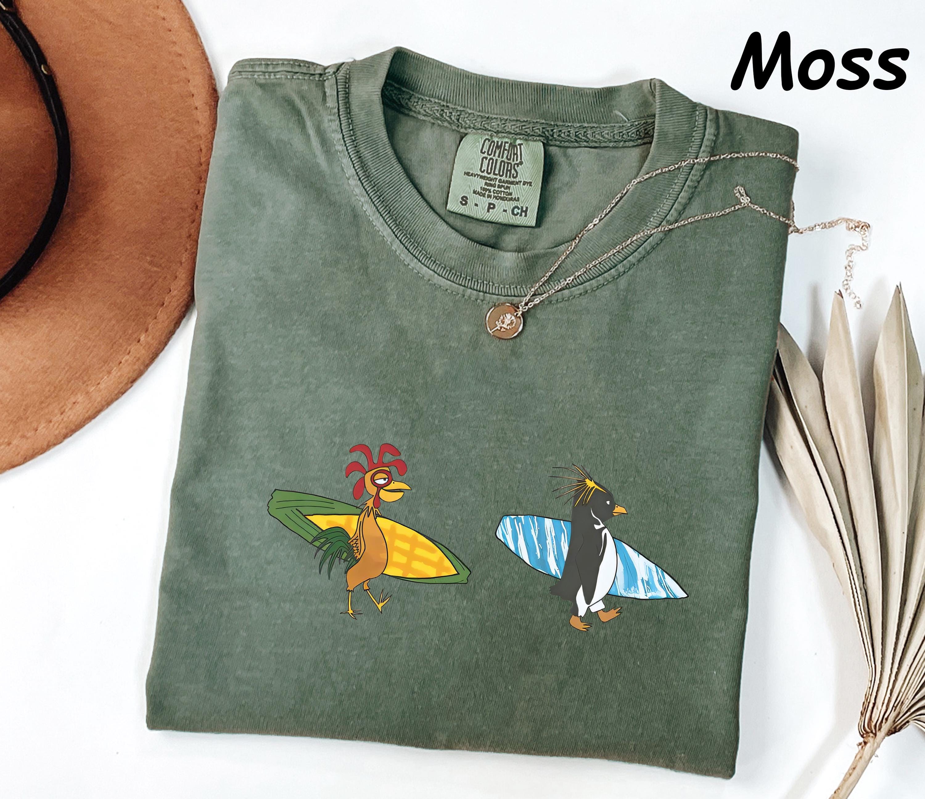 Comfort Colors® Cody Maverick And Chicken Joe Shirt, Surf’s Up T-shirt, Funny Movie Fans Tee Movie Meme Sweatshirt, Trendy Chicken Joe Top,