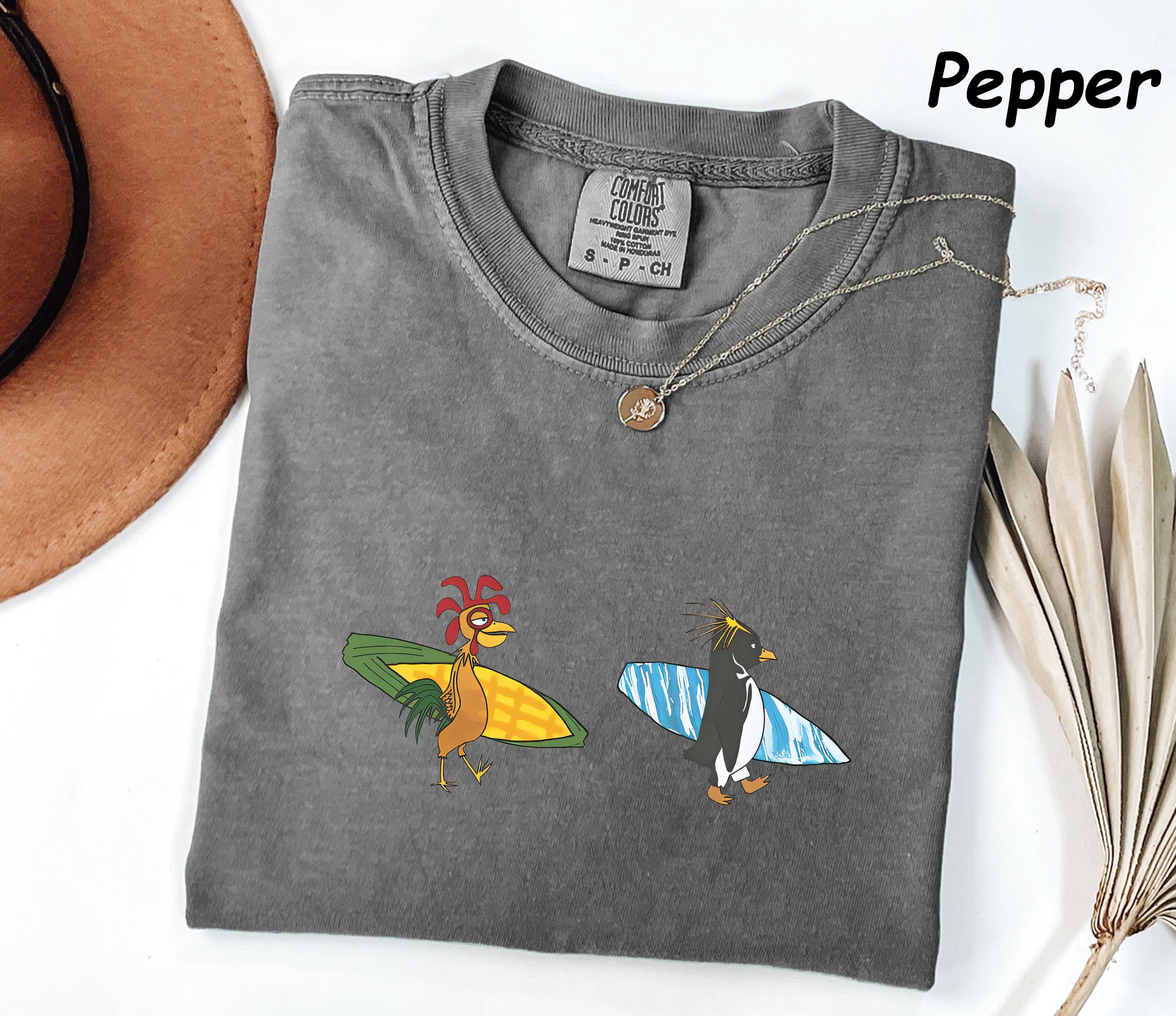 Comfort Colors® Cody Maverick And Chicken Joe Shirt, Surf’s Up T-shirt, Funny Movie Fans Tee Movie Meme Sweatshirt, Trendy Chicken Joe Top,