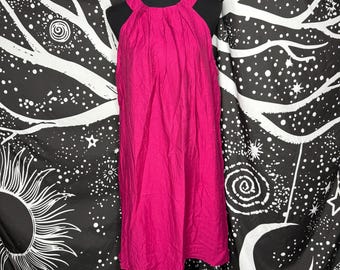 Vero Moda Fuchsia Halter Mini Dress