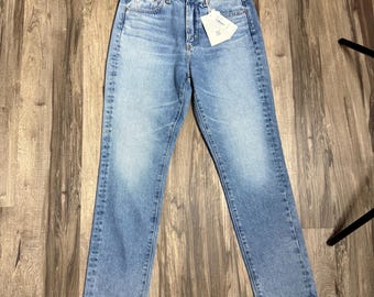 Ag Adriano Goldschmied Light Blue Straight Leg Jeans