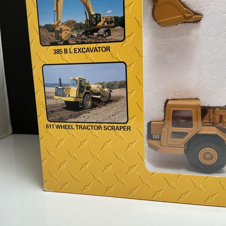 Excavadora raspadora Norscot CAT 385BL a escala 1:64, de metal fundido a presión, juego de caja 55304, sin sombrero. imagen 5