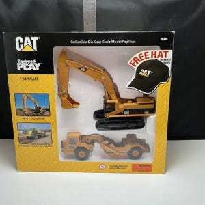 Excavadora raspadora Norscot CAT 385BL a escala 1:64, de metal fundido a presión, juego de caja 55304, sin sombrero. imagen 1