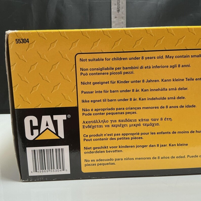 Excavadora raspadora Norscot CAT 385BL a escala 1:64, de metal fundido a presión, juego de caja 55304, sin sombrero. imagen 15
