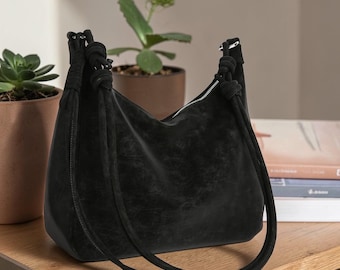 New Fall Winter Womens Faux Suede Tote Bag Spacious Stylish Shoulder Crossbody Work Purse