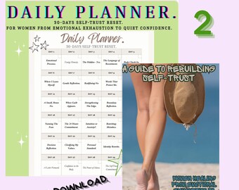 The Soft Reset Bundle - A Planner and Workbook for Self-trust and Clarity.