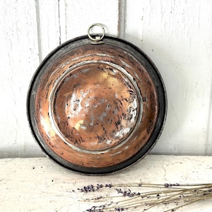 Antique Copper Pan Mold Hanging