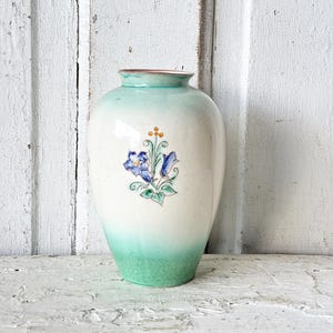 Vintage Vase Handmade Glazed Austria