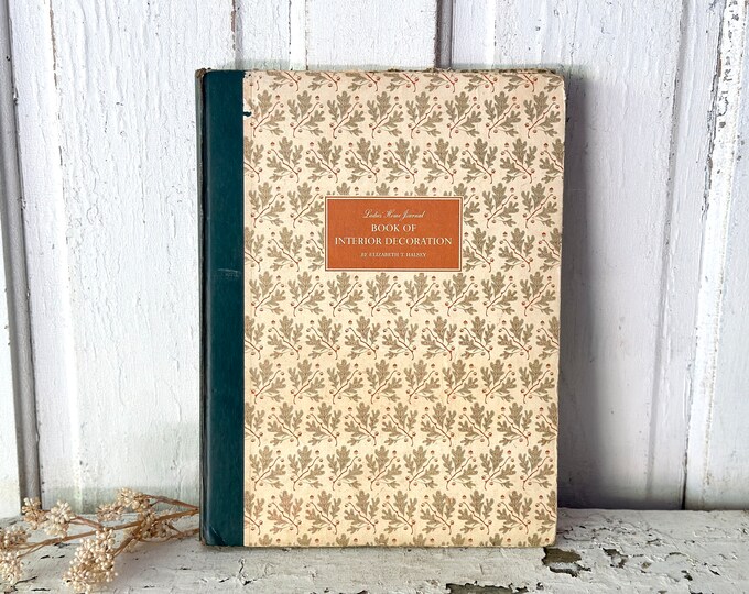 Vintage Coffee Table Book Large Ladies Home Journal Book of Interior