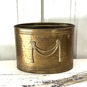 Vintage Brass Magazine Holder Rack Midcentury Modern