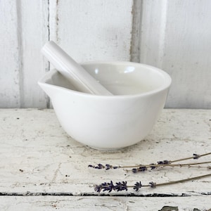 Vintage Mortar and Pestle Bowl