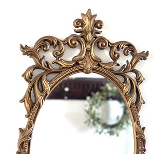 Vintage Mirror Large Gold Ornate Hollywood Regency Syroco/Turner