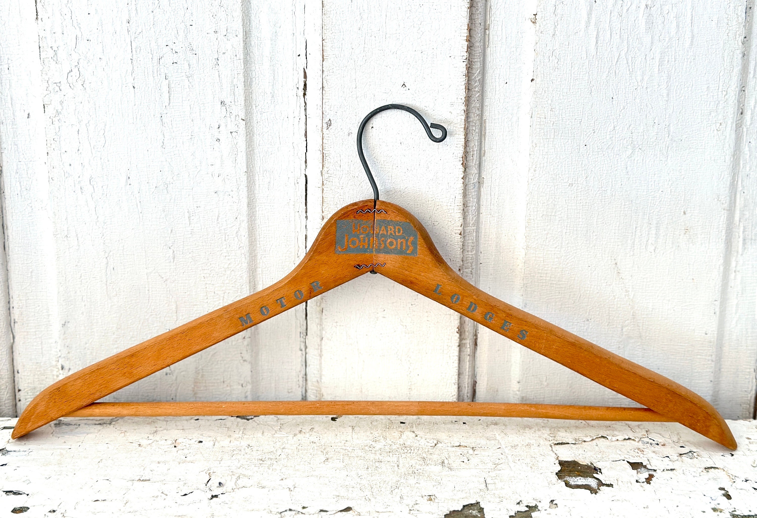 Wooden coat hangers reject shop clearance