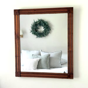 Vintage Mirror Classic Wood Frame Large Wall Mirror