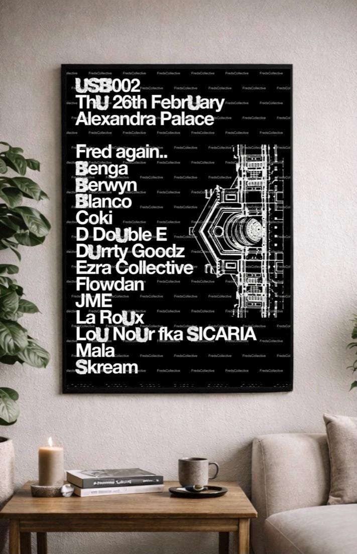 Fred Again Usb Poster - Etsy