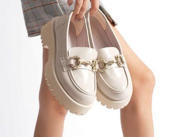 Mocassini in pelle fatti a mano – Scarpe slip-on minimaliste – Ballerine comode e casual – Scarpe per tutti i giorni