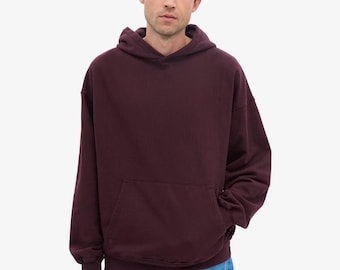 Capucha extragrande orgánica - Rojo sangre de buey