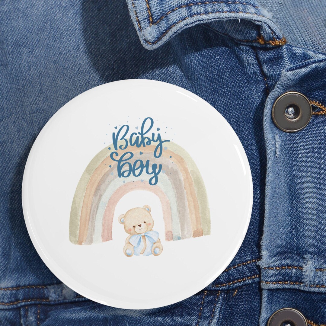 Pin Beby Round Pins | Baby Boy - Etsy