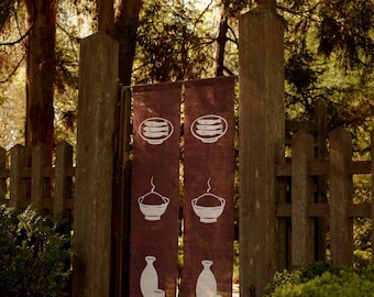 Cortina Noren ritual de Izakaya