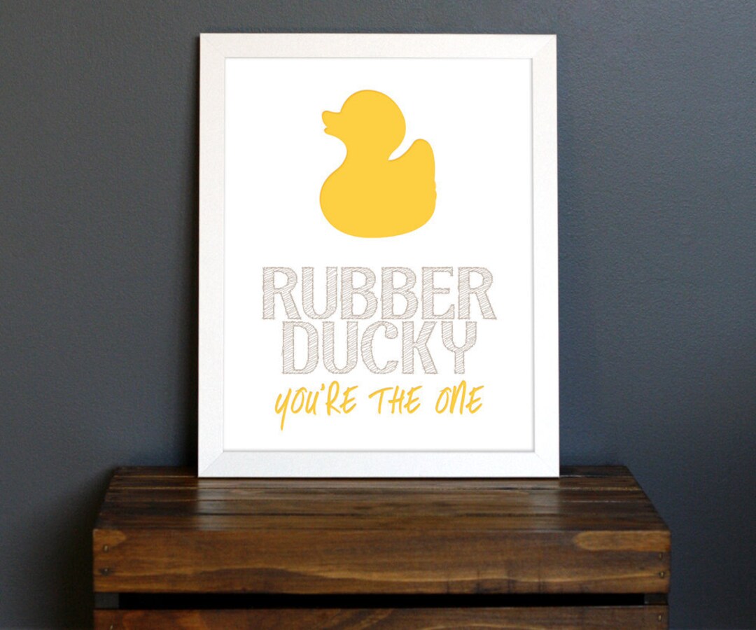 Yellow Rubber Ducky : Classic Size Duck : Bath Toy : Ernie Sesame