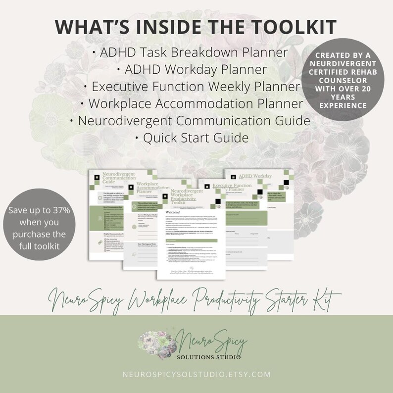 Task Paralysis Pdf ADHD Task Paralysis Workbook | Neurodivergent Productivity Planner to ...