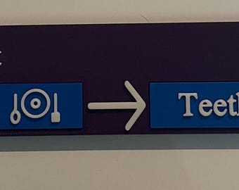 Magnetic First Then Board with Words & Icons