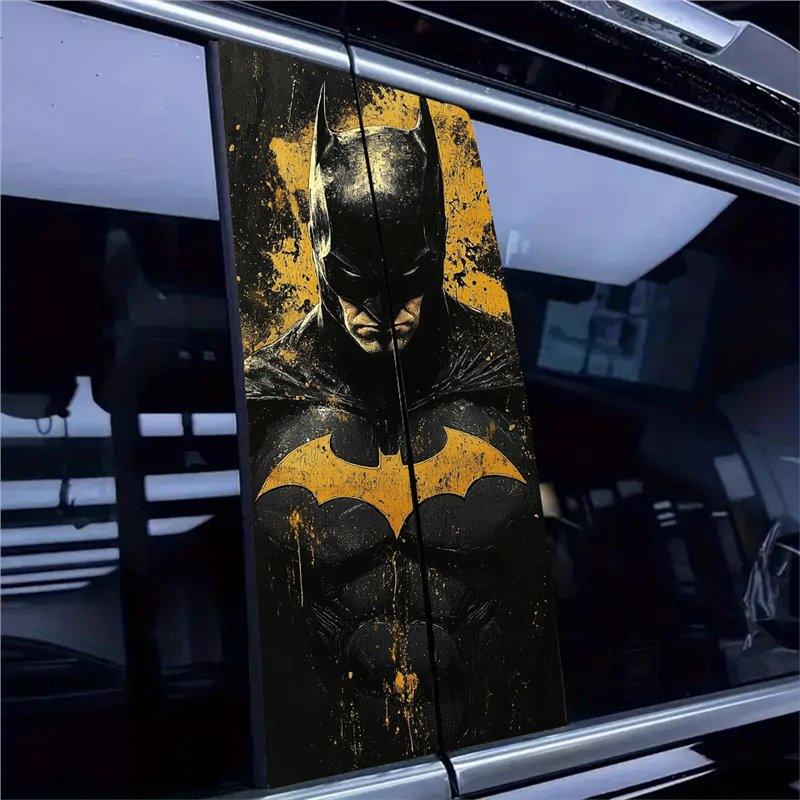 Batman Bat-signal Car B Pillar Decal | Gotham City Skyline Waterproof ...