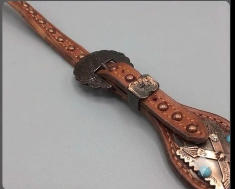 Cow Skull Tack Set turquoise leather, rose breastcollar, hand painted tack, painted skull bridle, parade horse tack, unique horse tack