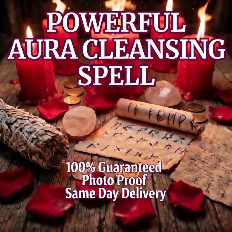 Custom Aura Cleansing Ritual: Energy Renewal, Spiritual Balance (same ...