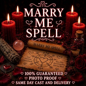 Marriage Proposal Spell Reading | Commitment and Engagement Ritual | Deepen Love, Devotion & Union | Same Day