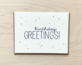 Birthday Greetings! | Greeting Card