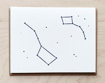 Big Dipper Little Dipper | Greeting Card