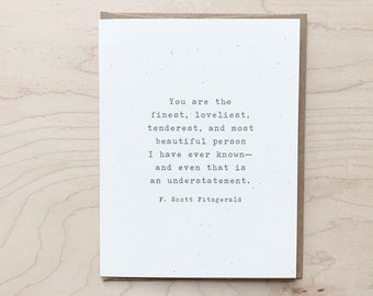 Most Beautiful Person  | Greeting Card
