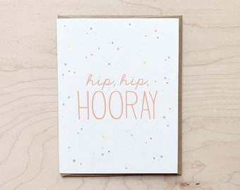 Hip Hip Hooray | Greeting Card