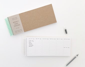 Undated Weekly Desktop Planner | Goal-Setting