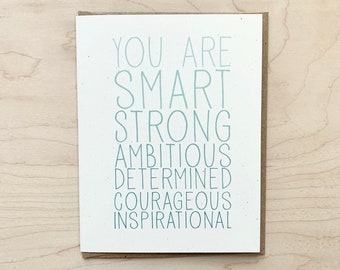 You Are Smart | Greeting Card