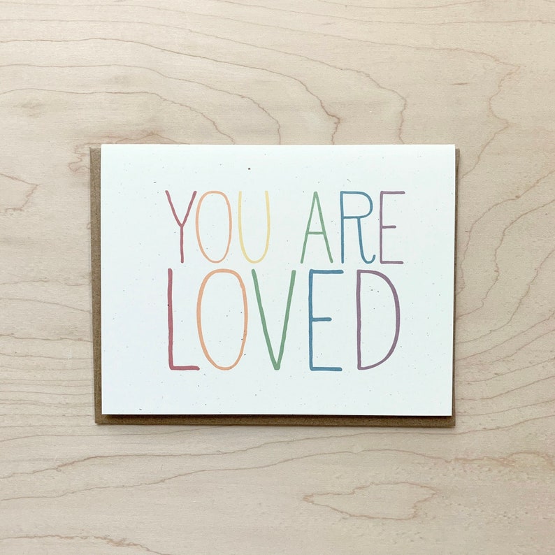 You Are Loved Greeting Card zdjęcie 1