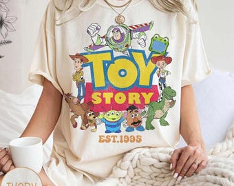 Toy Story Shirt Vintage Disney Pixar Tee, Toy Story 1995 Shirt, Disney Family Trip Shirt, Unisex Gift