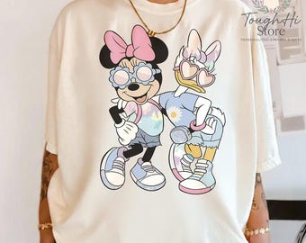 Camiseta de Minnie Daisy para mejores amigas, linda camiseta de Disney para viaje de chicas, camiseta de Minnie Mouse y Daisy Duck, conjunto de Disney para mejores amigas, linda camiseta a juego de Disney