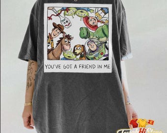 Toy Story Woody Buzz Lightyear Friendship Shirt, Pixar Characters Tee