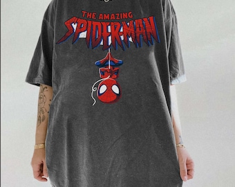 Amazing Spider Man Shirt, Marvel Spider Hero Tee, Comic Superhero Graphic Shirt, Spider Man Fan Gift Tee, Marvel Comic Hero Vintage Shirt