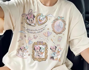 Bestie Magic Era Disney Shirt, Minnie Daisy Best Friends Tee, Cute Disney Girls Trip Shirt, Pastel Aesthetic Disneyland Outfit
