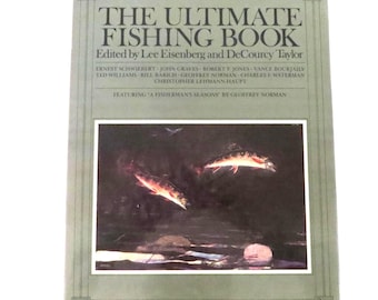 El libro definitivo de pesca, edición ilustrada clásica de 1981, libro de mesa de centro.