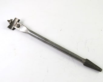 Craftsman Adjustable Bit Expansive Wood Brace Bit 1"- 1-1/2" USA, Vintage