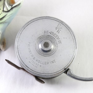 Vintage P & K Re-Treev-It Fly Fishing Reel, Pachner and Koller Inc by Tagren