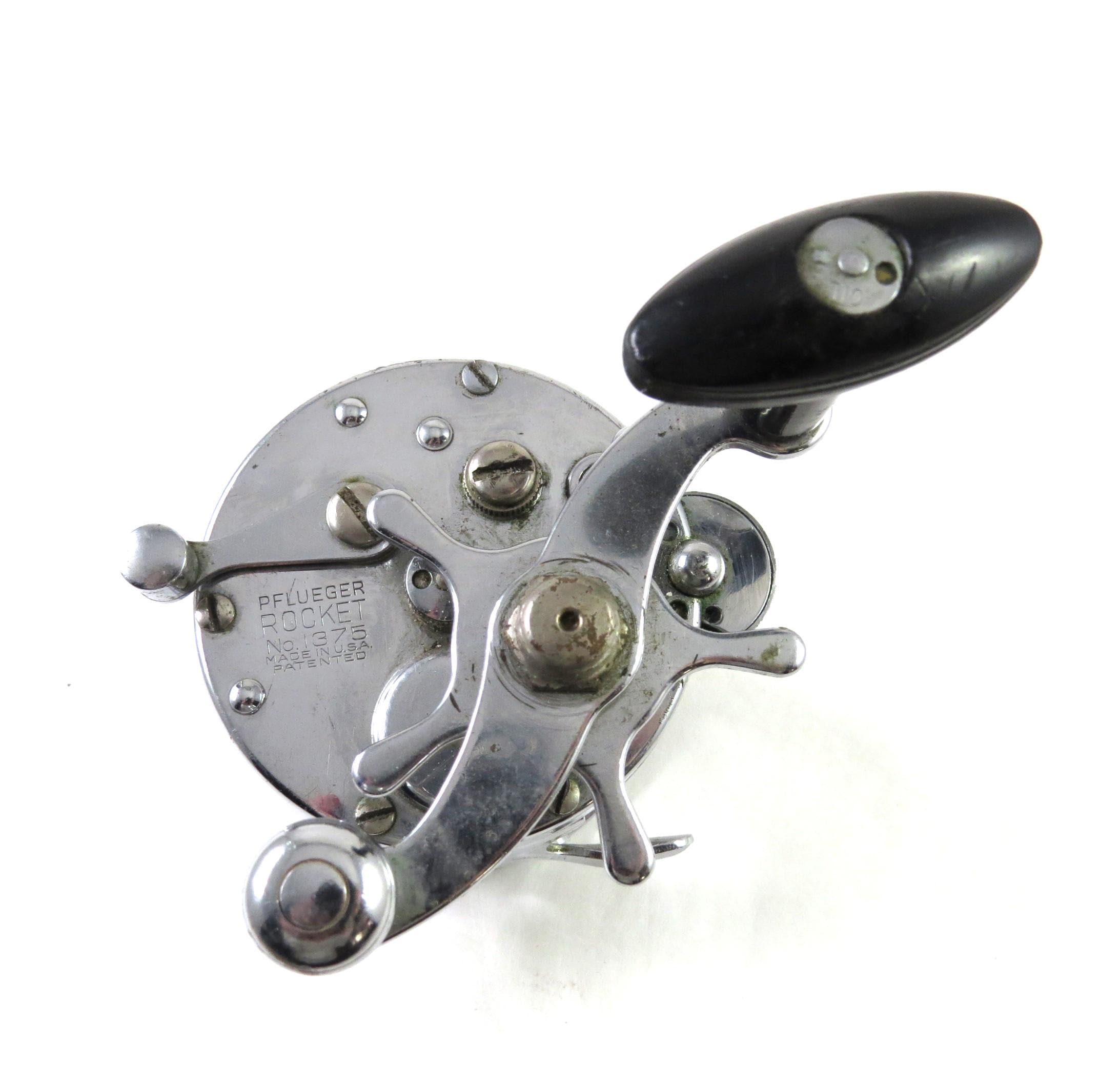 Vintage Pflueger ROCKET Reel 1375, Bait Casting Fishing Reel, Made