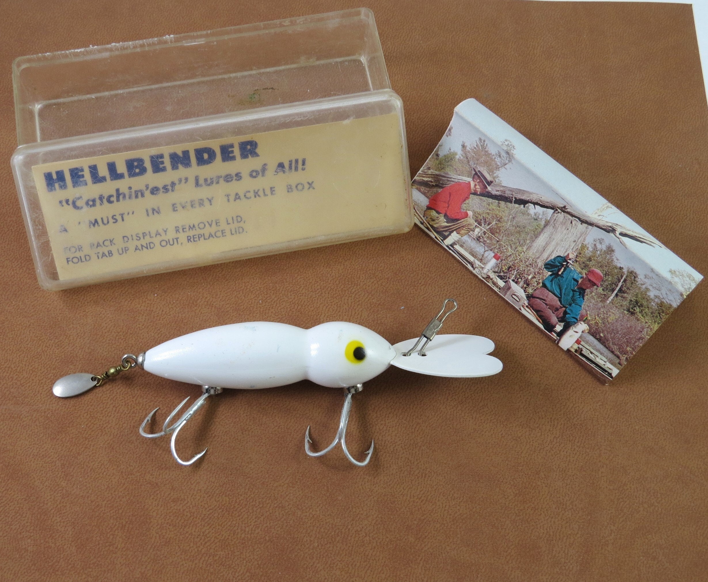 Whopper Stopper, Unmarked, Hellbender Lure, Circa 1960s in New