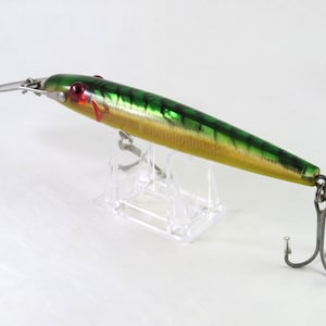 MirrOLure 113MR, 7&quot; Fishing Lure, Green and Gold Casting or Trolling Lure, Big Game Fish Lure, Salt Water or Freshwater Lure, Tuna  Pike